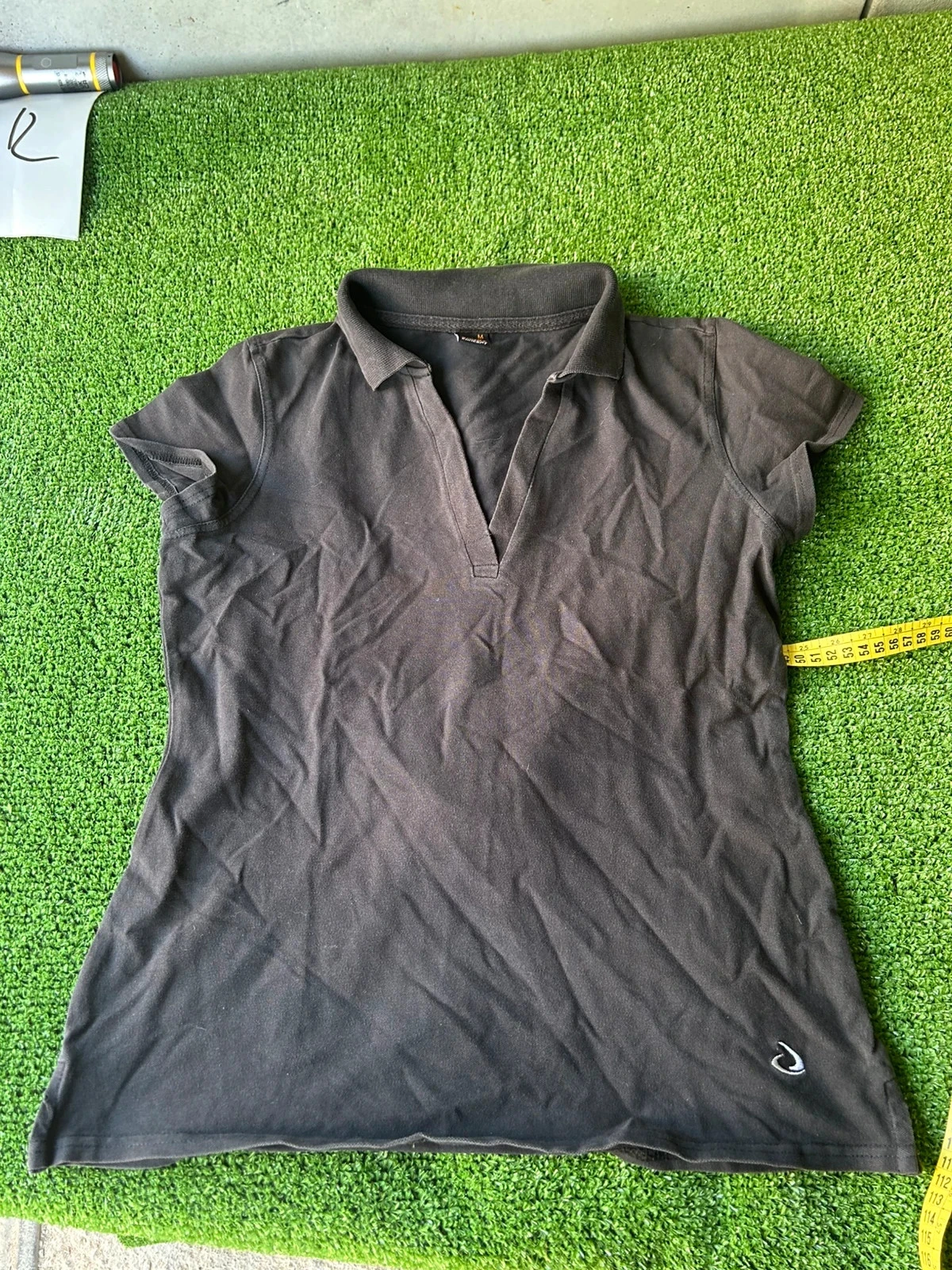Polo t-shirt noir tex sport